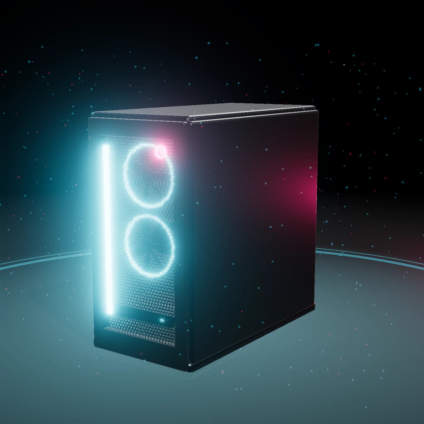 DFW AI Desk concept render