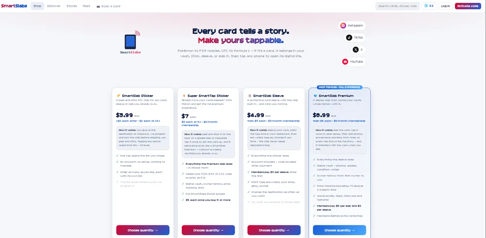 SmartSlabs website